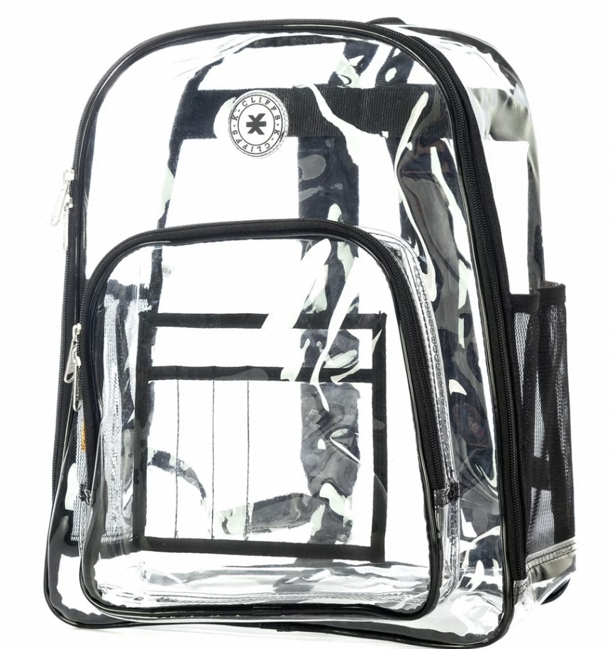 clear school bags