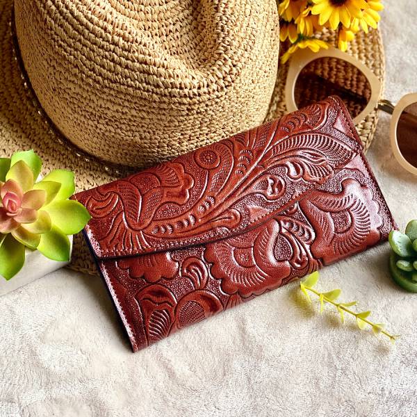 hand made leather wallet