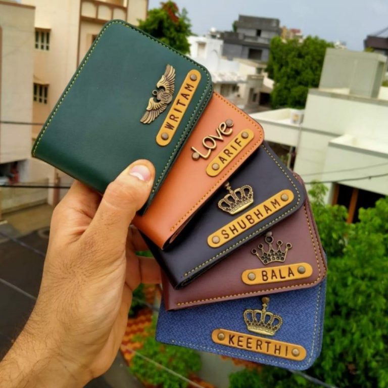 Leather custom wallet