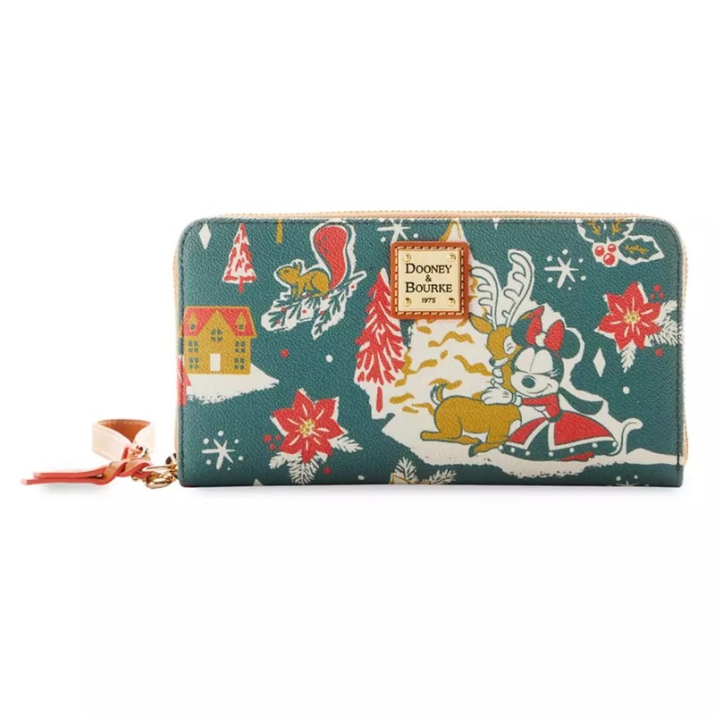 Holiday wristlet wallet