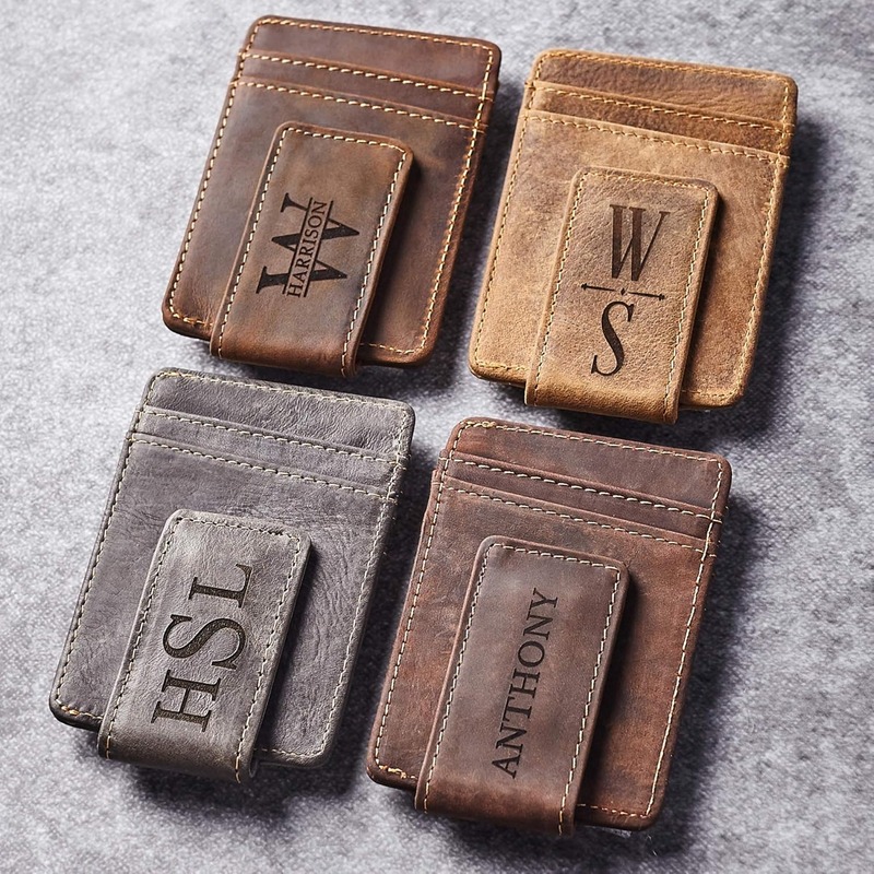 Money clip wallet for men