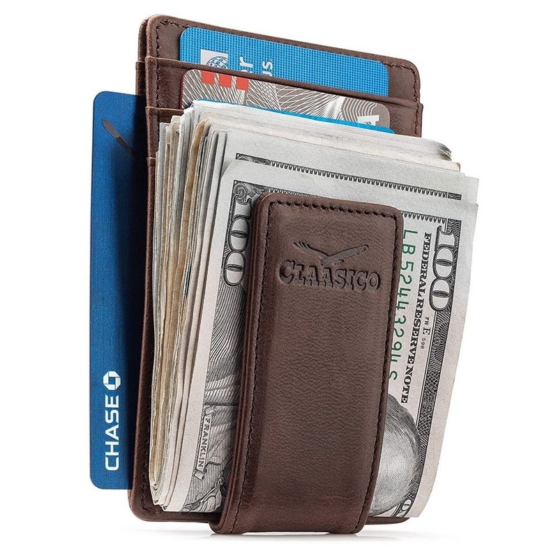 Money clip wallet for men