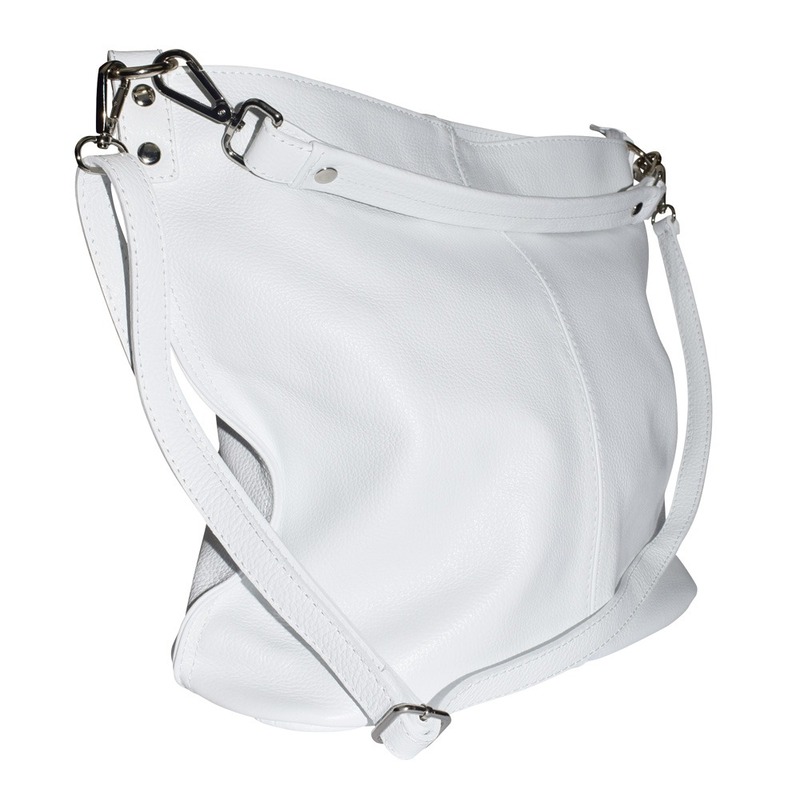 White shoulder bag