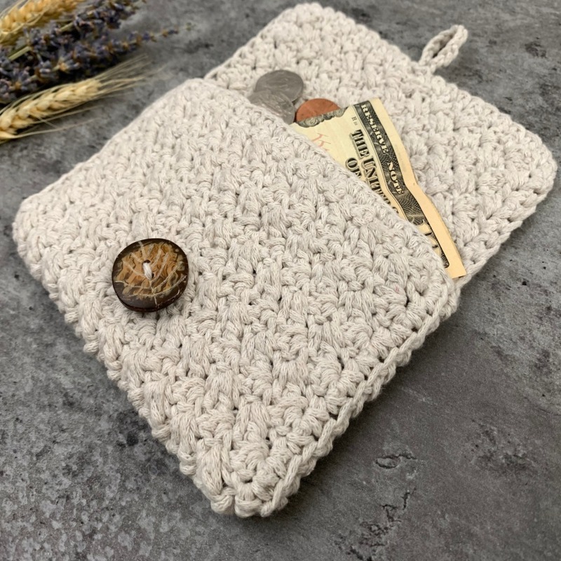 Crochet wallet