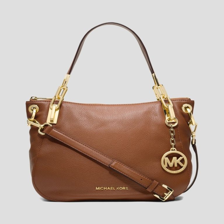 Brown shoulder bag