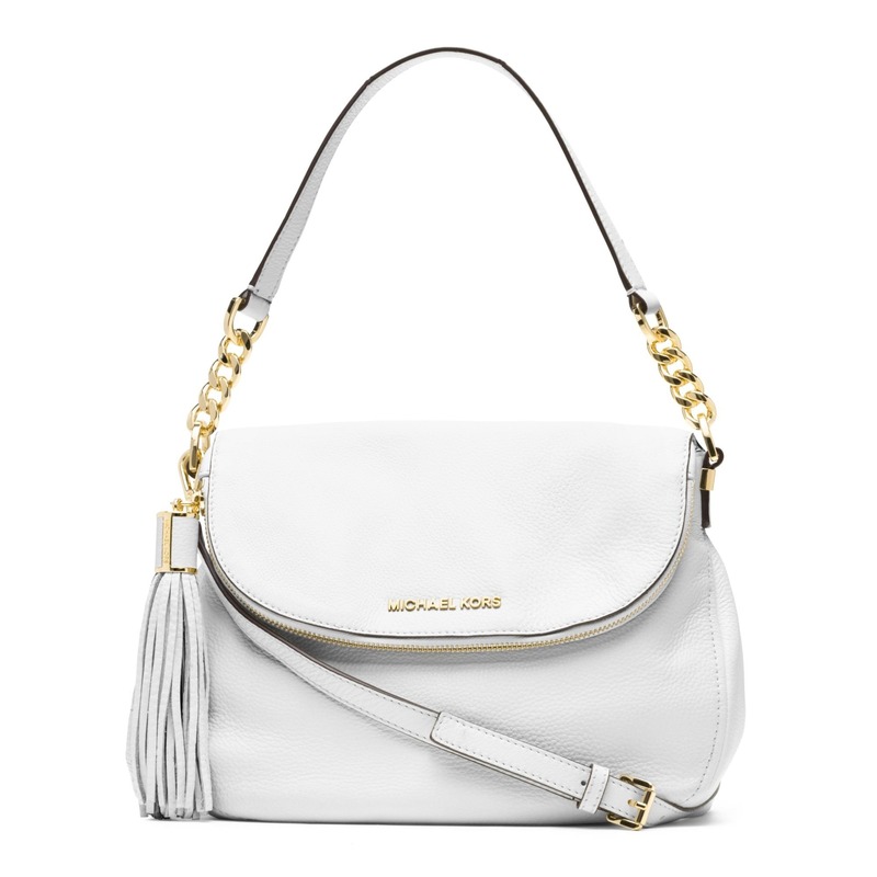 White shoulder bag