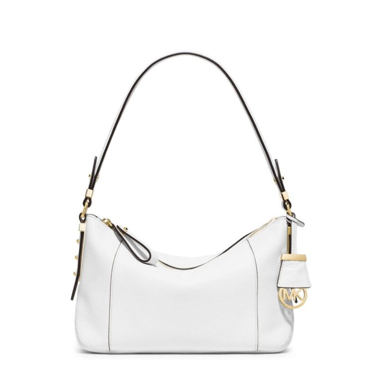 White shoulder bag