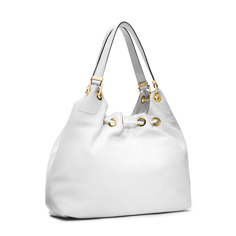 White shoulder bag