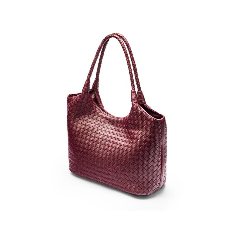 Burgundy shoulder bag