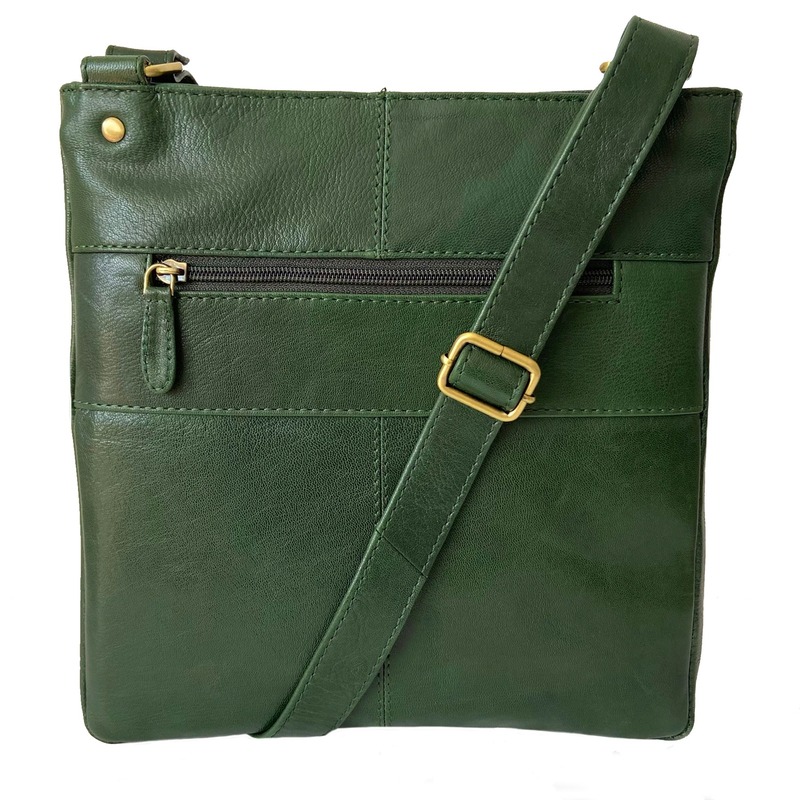 Green shoulder bag