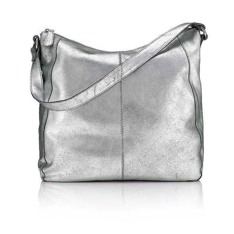 Silver Shoulder Bag