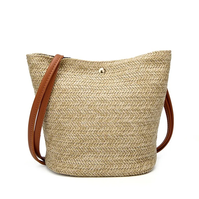 Woven shoulder bag