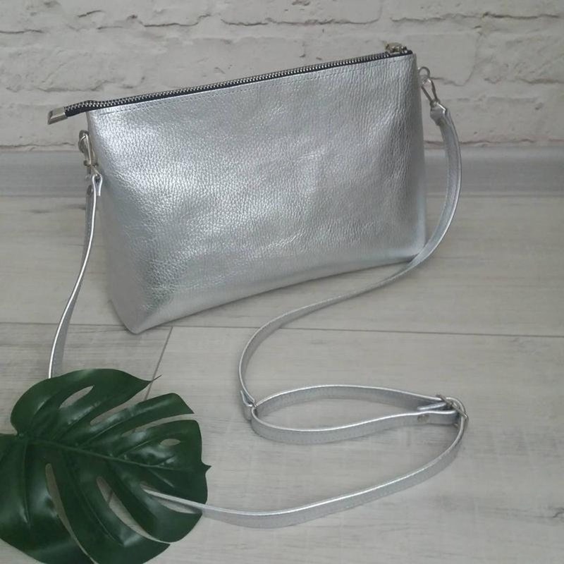 Silver Shoulder Bag